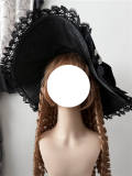 The Muppet Handmade Dark Gothic Witch Hat