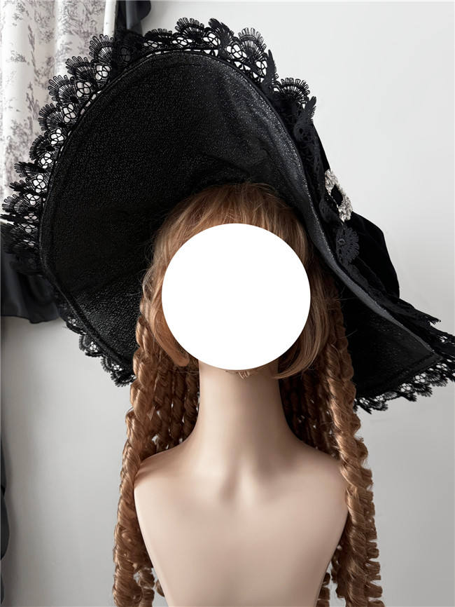 The Muppet Handmade Dark Gothic Witch Hat