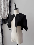 The Muppet Black Witch Hime Sleeves Lolita Dress and Cape