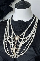 The Muppet Multilayer Imitation Pearl Necklace