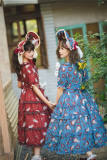 Miss Point Forest Berry Rabbit Lolita Short Sleeves Dress