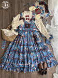 Miss Point Forest Berry Rabbit Lolita Jumper Dress