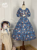 Miss Point Forest Berry Rabbit Lolita Short Sleeves Dress