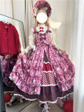 Miss Point Forest Berry Rabbit Lolita Jumper Dress