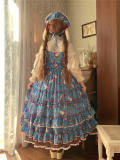 Miss Point Forest Berry Rabbit Lolita Jumper Dress