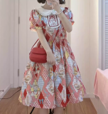 Showa Kaleidoscope Lolita One Piece, Jumpers and Skirt