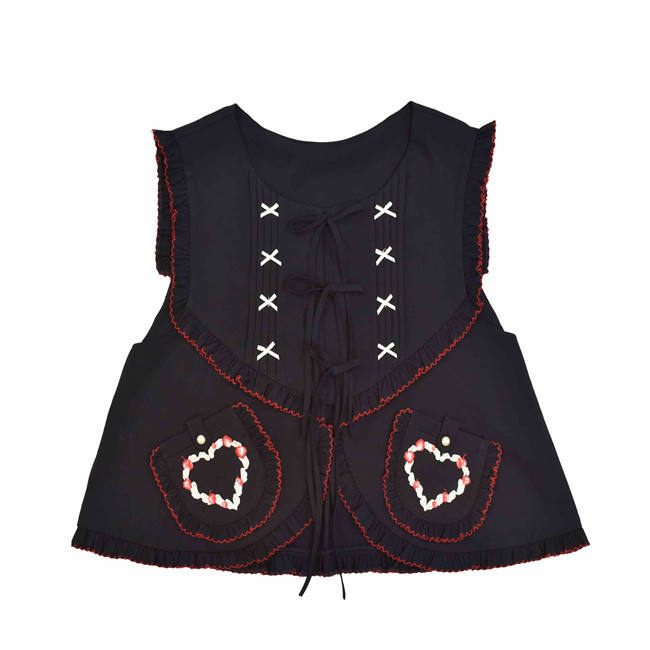 Showa Kaleidoscope Lolita Vest and Cardigan