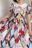 Showa Kaleidoscope Lolita One Piece, Jumpers and Skirt