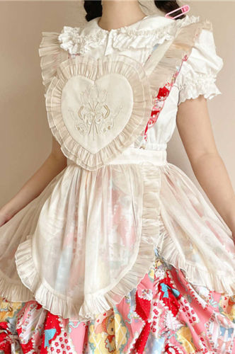 Showa Kaleidoscope Lolita Vest and Apron