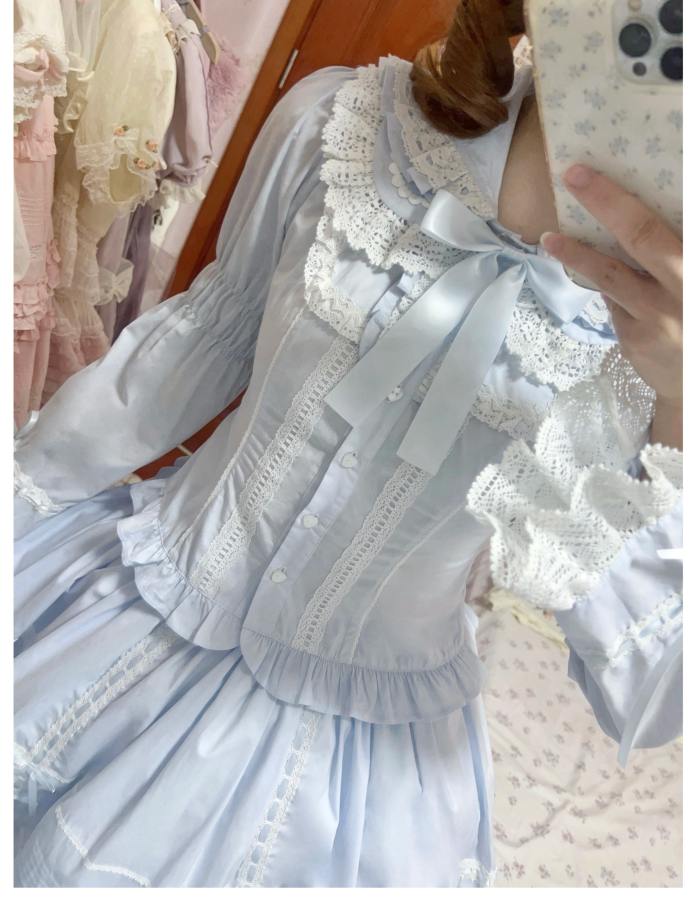 Little Rabbit Pray Cotton Lolita Blouse
