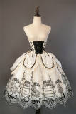 Aurora Borealis Mangata Moon Shadow Lolita Skirt and Corset Top