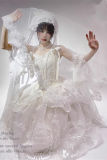Aurora Borealis Mangata Moon Shadow Lolita Skirt and Corset Top