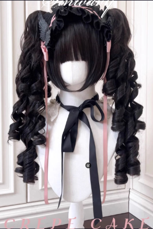 Crepe Cake Retro Flaxen Hair Lolita Wig