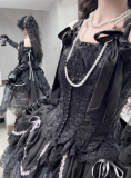 Aurora Borealis Mangata Moon Shadow Lolita Skirt and Corset Top