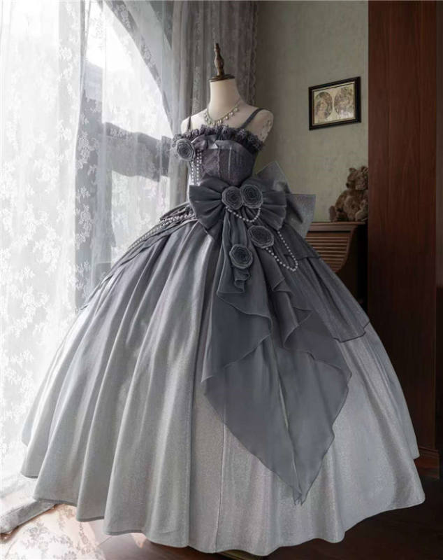 Milky Way Blue Lolita Wedding Dress