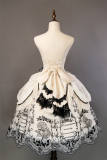Aurora Borealis Mangata Moon Shadow Lolita Skirt and Corset Top