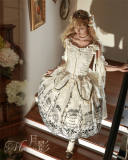 Aurora Borealis Mangata Moon Shadow Lolita Skirt and Corset Top