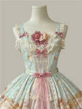 Dark Star Island Lilith's Farm Trip Front Open Lolita Dress