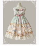 Dark Star Island Lilith's Farm Trip High Waist Lolita Jumper Dress