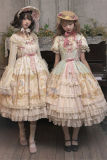 Dark Star Island Lilith's Farm Trip Front Open Lolita Dress