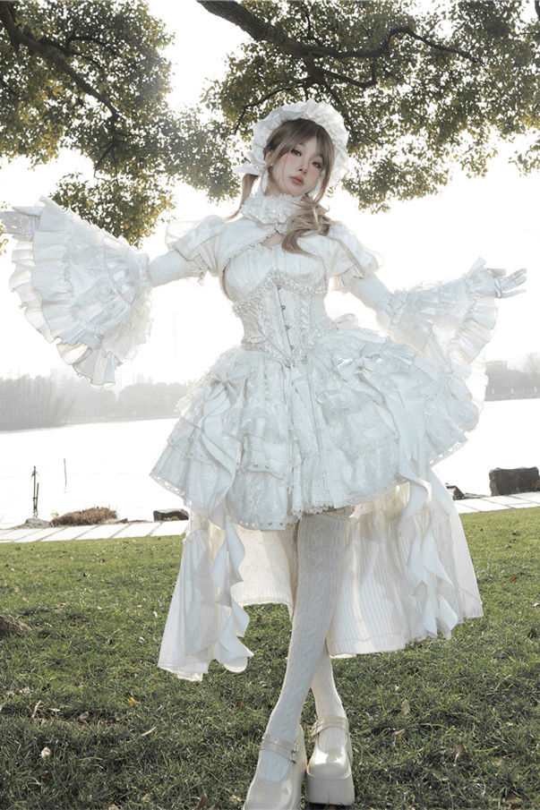 Smoothy Caliburn Gothic Lolita Dress Full Set