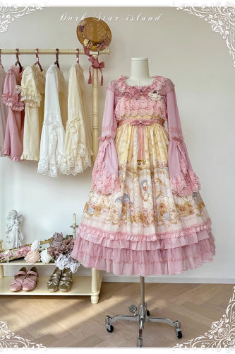 Dark Star Island Lilith's Farm Trip High Waist Lolita Jumper Dress