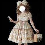Dark Star Island Lilith's Farm Trip High Waist Lolita One Piece