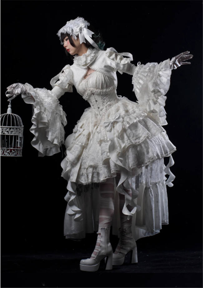 Smoothy Caliburn Gothic Lolita Dress Full Set