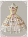 Dark Star Island Lilith's Farm Trip Front Open Lolita Dress