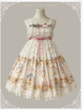 Dark Star Island Lilith's Farm Trip High Waist Lolita Jumper Dress
