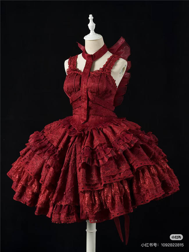 Smoothy Caliburn Gothic Lolita Dress Full Set