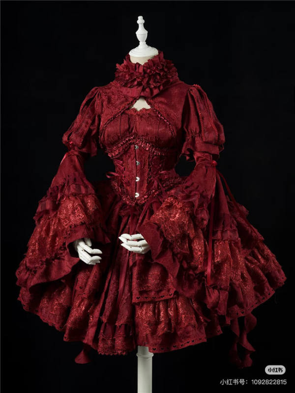 Smoothy Caliburn Gothic Lolita Dress Full Set