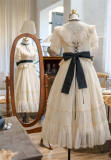 Button Bear Edward Collar Summer Classic Lolita Dress, Hat and Headband
