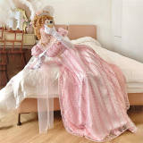 The Mist Rose Empire Lolita Dress and Headband