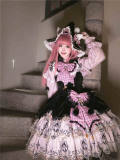 Bramble Rose Cat Witch Lolita Dress Full Set