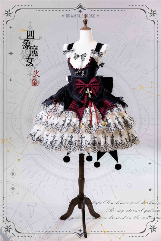 Bramble Rose Astrology Witch Gothic Lolita Full Set