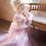 The Mist Rose Empire Lolita Dress and Headband