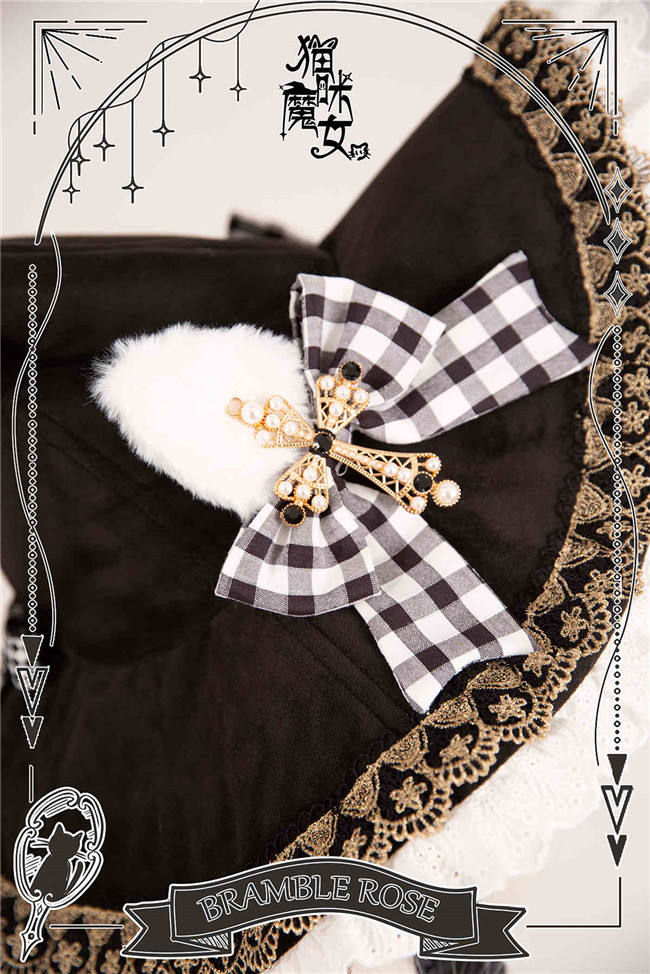 Bramble Rose Cat Witch Lolita Dress Full Set
