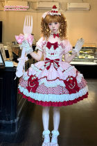 Berry Sweetheart Doll Lolita Dress and Hat