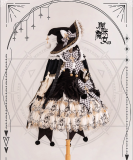 Bramble Rose Cat Witch Lolita Dress Full Set