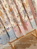 NyaNya Lolita Illustration De Porcelain Iris Lolita Dress