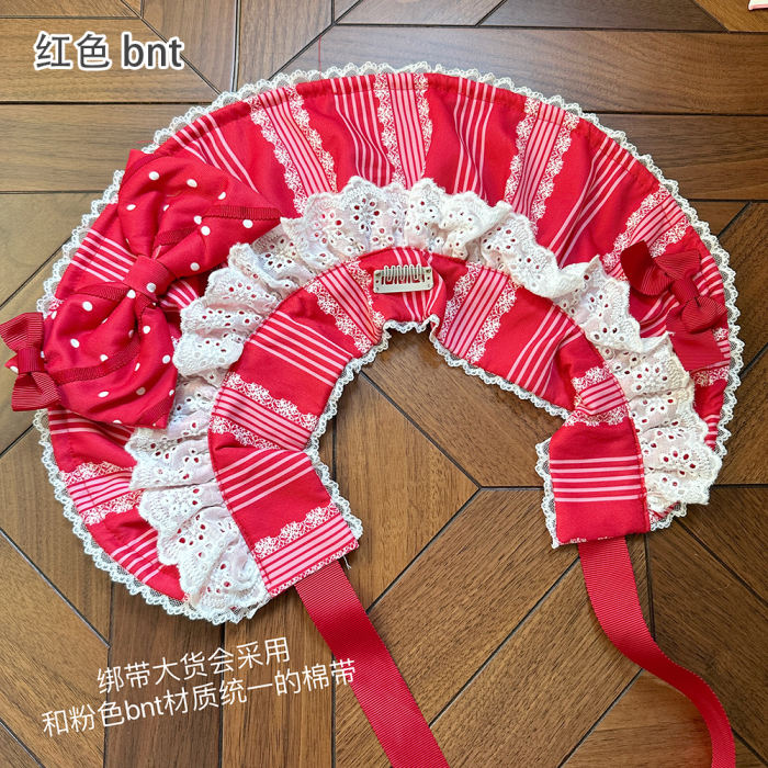 Antique Cat Stripe Strawberry Lolita Dress and Blouse