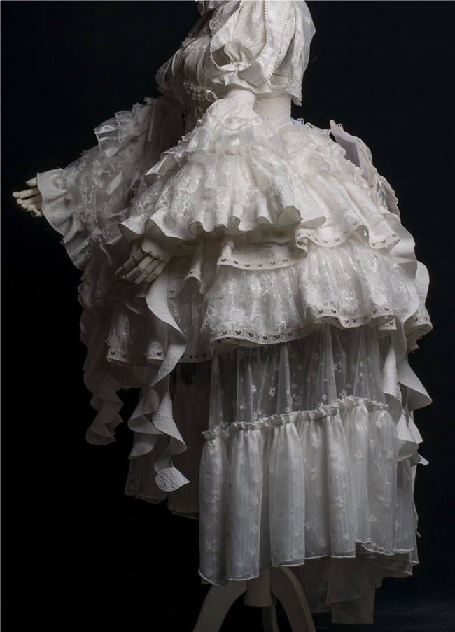 Smoothy Caliburn Lolita Bolero, Corset, Hime Sleeves, Underskirt and Back Bow