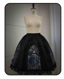 Susin Night Falls Cathedral Stained Glass Window Gothic Lolita Series