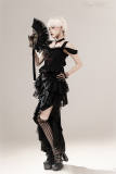 LingXi Nightfall Maste Gothic Fishbone Skirt, Top, Coat and Necklace