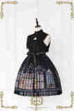 The Holy Cross Stained Glass Window Gothic Lolita Jumper Dress