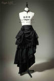 LingXi Nightfall Maste Gothic Fishbone Skirt, Top, Coat and Necklace