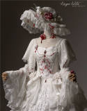 Nightmare Lilith White Gothic Lolita Hat