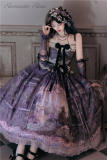 Romantic Rose Elegant Lolita Dress and Overskirt