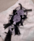 Purple Flower Side Clip